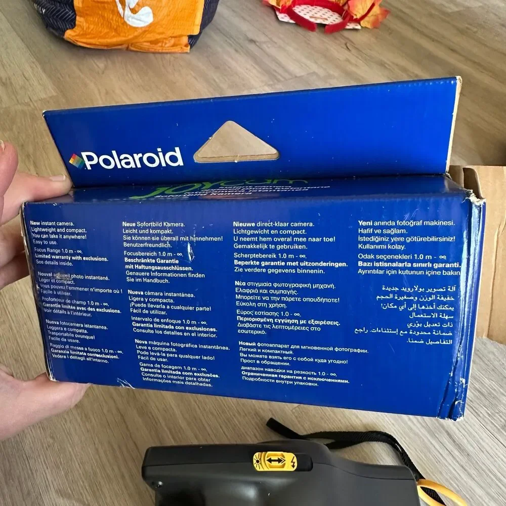 Vintage Y2K Polaroid Instant JoyCam in Box with Manual Bonus MTV Photo Holder